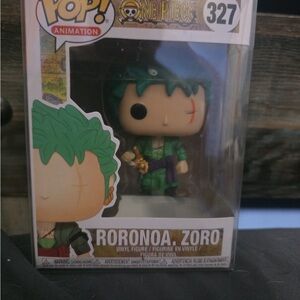 Funko Pop Animation Figure with Green Hair